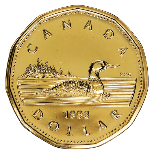 1993 Canada Loon Dollar Proof Like