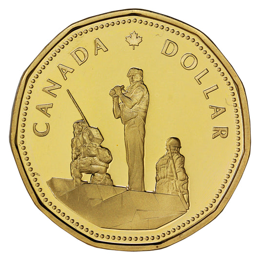 1995 Canada Peace Dollar Proof_