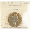 1995 Canada Loon Dollar ICCS Certified MS-66