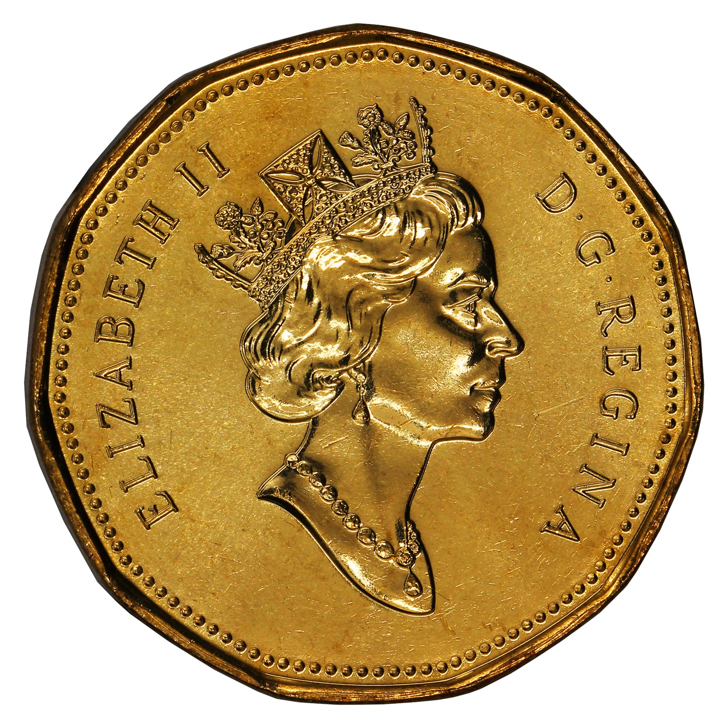 1996 Canada Loon Dollar Brilliant Uncirculated (MS63)