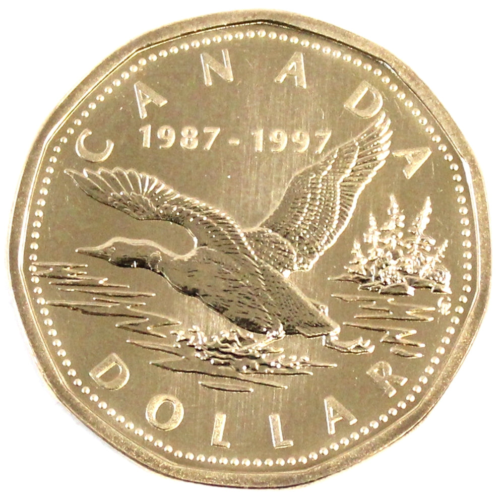 1997 Canada Flying Loon Dollar Specimen