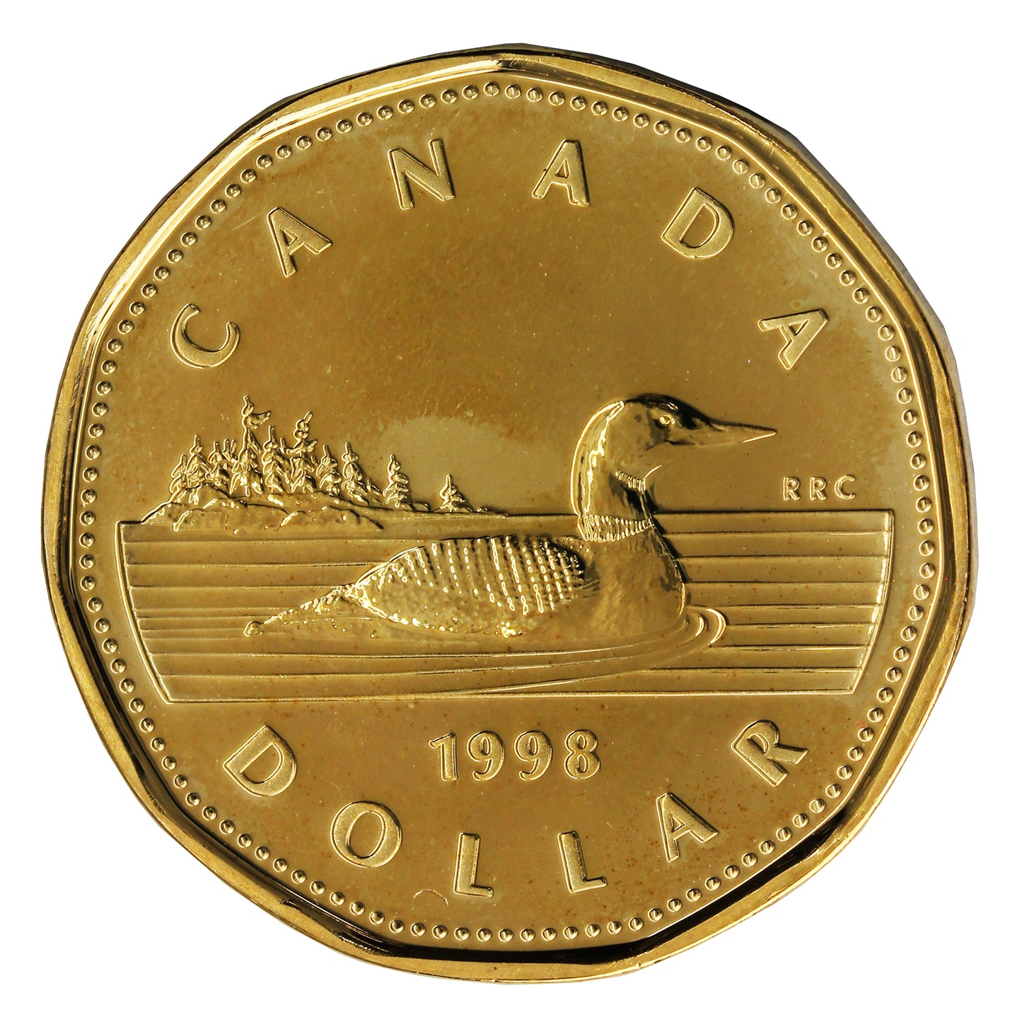 1998W Canada Loon Dollar Proof Like (Mint Set Issue Only)