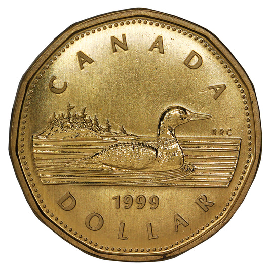 1999 Canada Loon Dollar Specimen