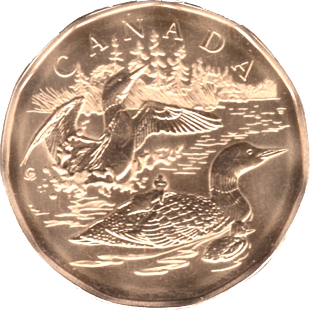 2002 Canada Family Of Loons Dollar Specimen