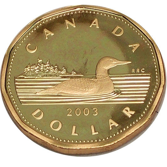 2003 Canada Old Effigy Loon Dollar Proof