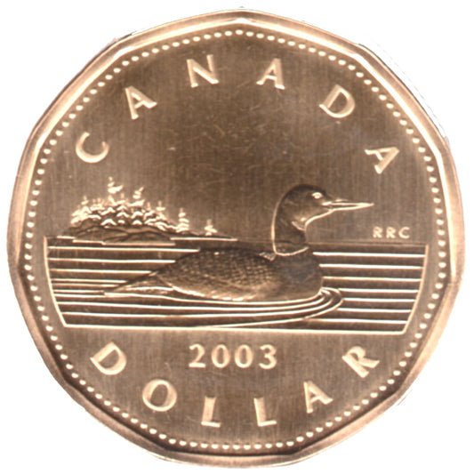 2003 Canada Old Effigy Loon Dollar Specimen