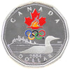 2004 Canada Silver Coloured Lucky Loon Dollar Proof_