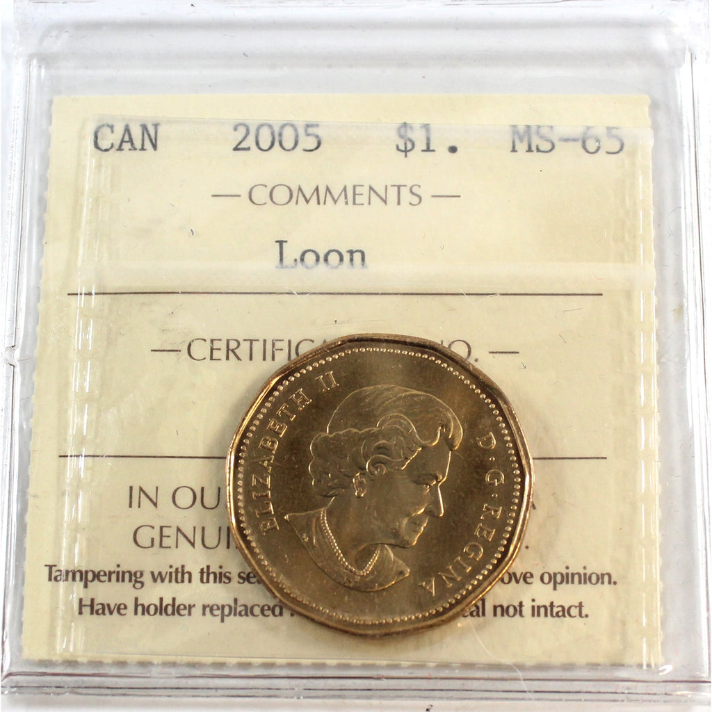 2005 Canada Loon Dollar ICCS Certified MS65