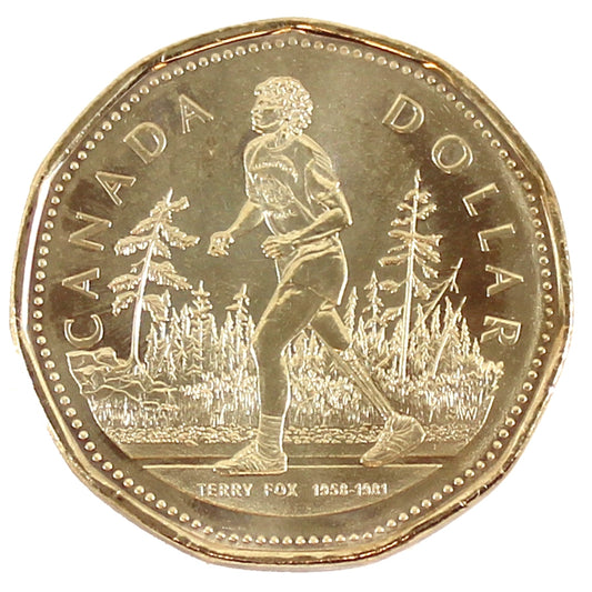 2005 Terry Fox Canada Dollar Brilliant Uncirculated (MS63)
