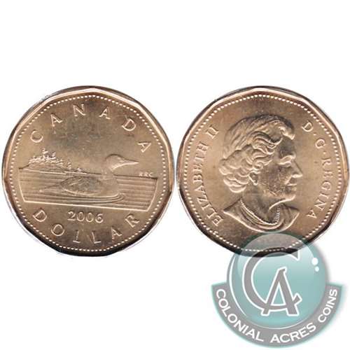 2006 Canada Loon (No Logo) Dollar Brilliant Uncirculated (MS63)