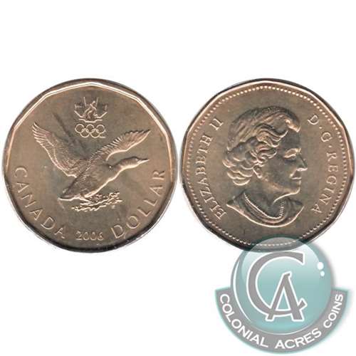 2006 Canada Olympic Loon Dollar Brilliant Uncirculated (MS63)