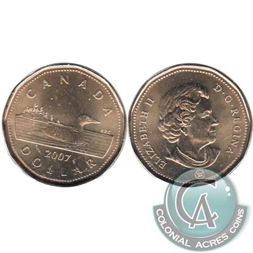 2007 Canada Loon Dollar Brilliant Uncirculated (MS63)