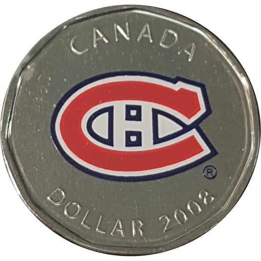 2008 Canada Montreal Canadiens Dollar Proof Like (from Puck) $
