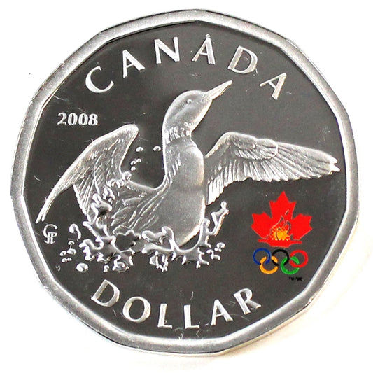 2008 Canada Silver Lucky Loon Dollar Proof_