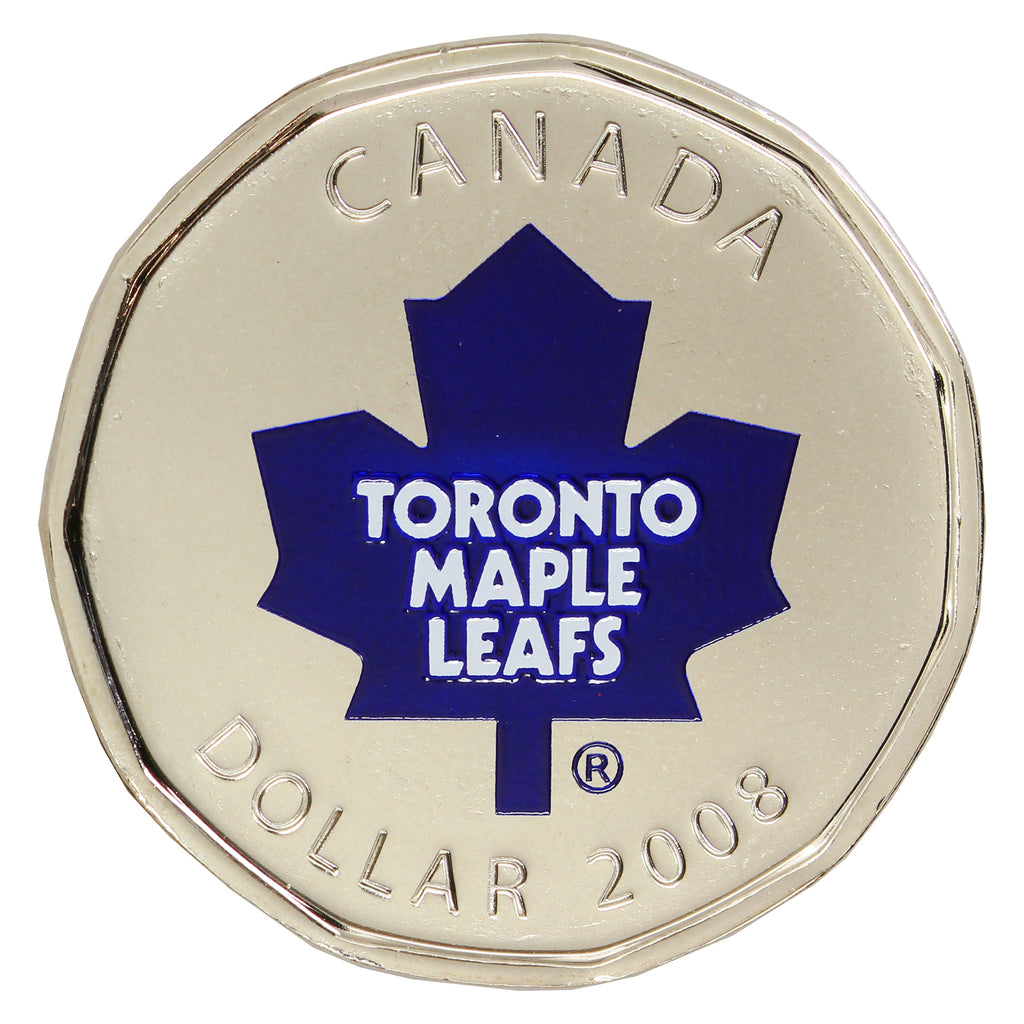 2008 Canada Toronto Maple Leafs Dollar Proof Like (from Puck) $