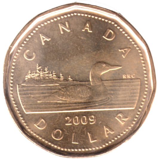 2009 Canada Loon Dollar Brilliant Uncirculated (MS63)