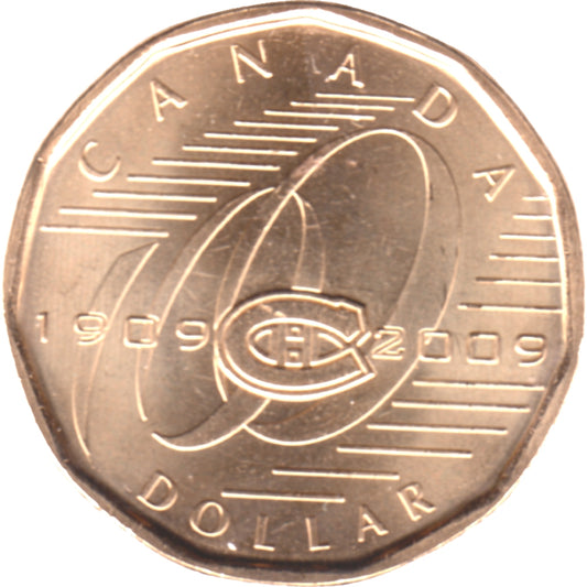 2009 Canada Montreal Canadiens Dollar Brilliant Uncirculated (MS63)