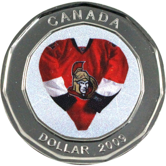 2009 Canada Ottawa Senators Dollar Proof Like (from Set) $