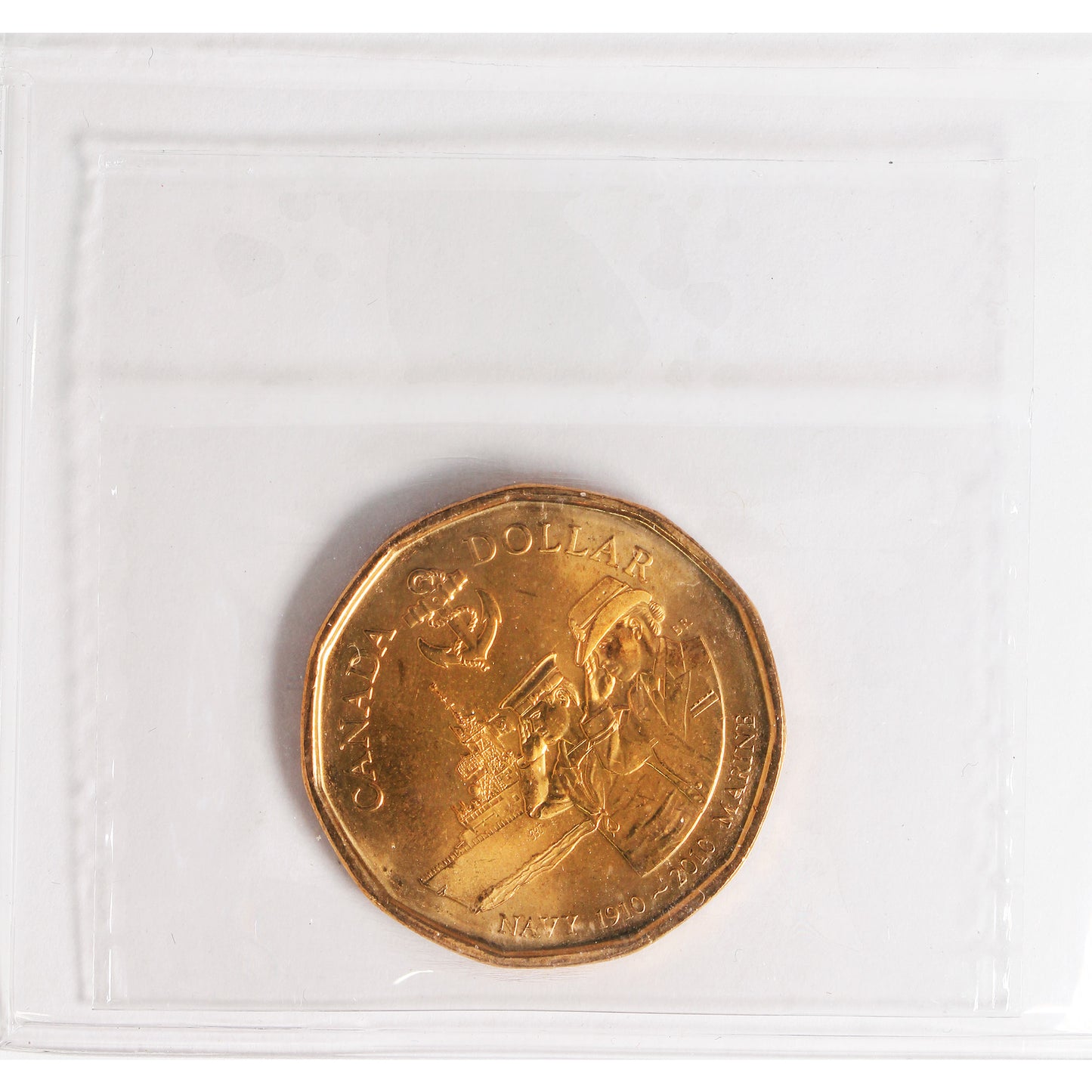 2010 Navy 100 Years Canada Dollar ICCS Certified MS-65