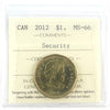 2012 Canada Security Loon Dollar ICCS Certified MS66