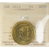 2014 Canada Olympic Loon Dollar ICCS Certified MS65
