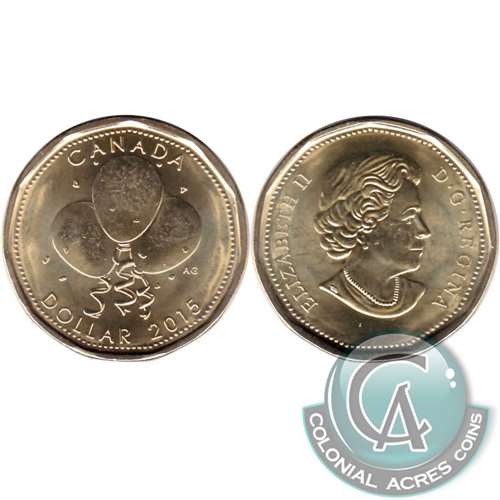 2015 Canada Birthday Dollar Brilliant Uncirculated (MS63)