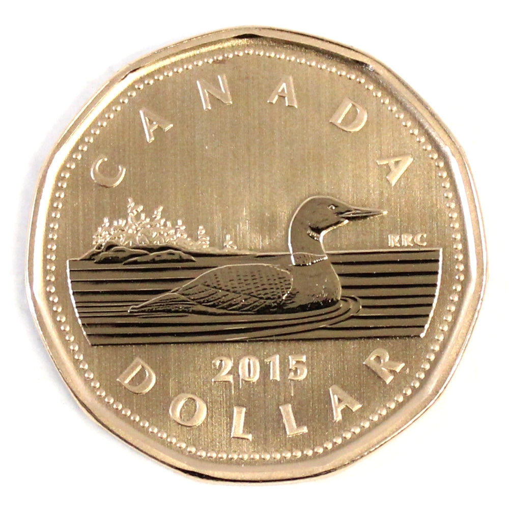 2015 Canada Old Generation Loon Dollar Specimen
