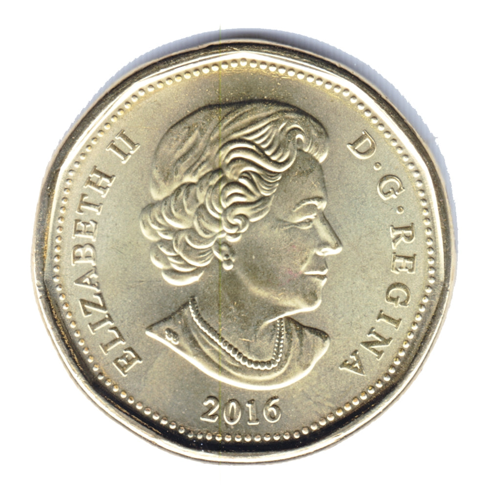 2016 Canada Loon Dollar Brilliant Uncirculated (MS63)