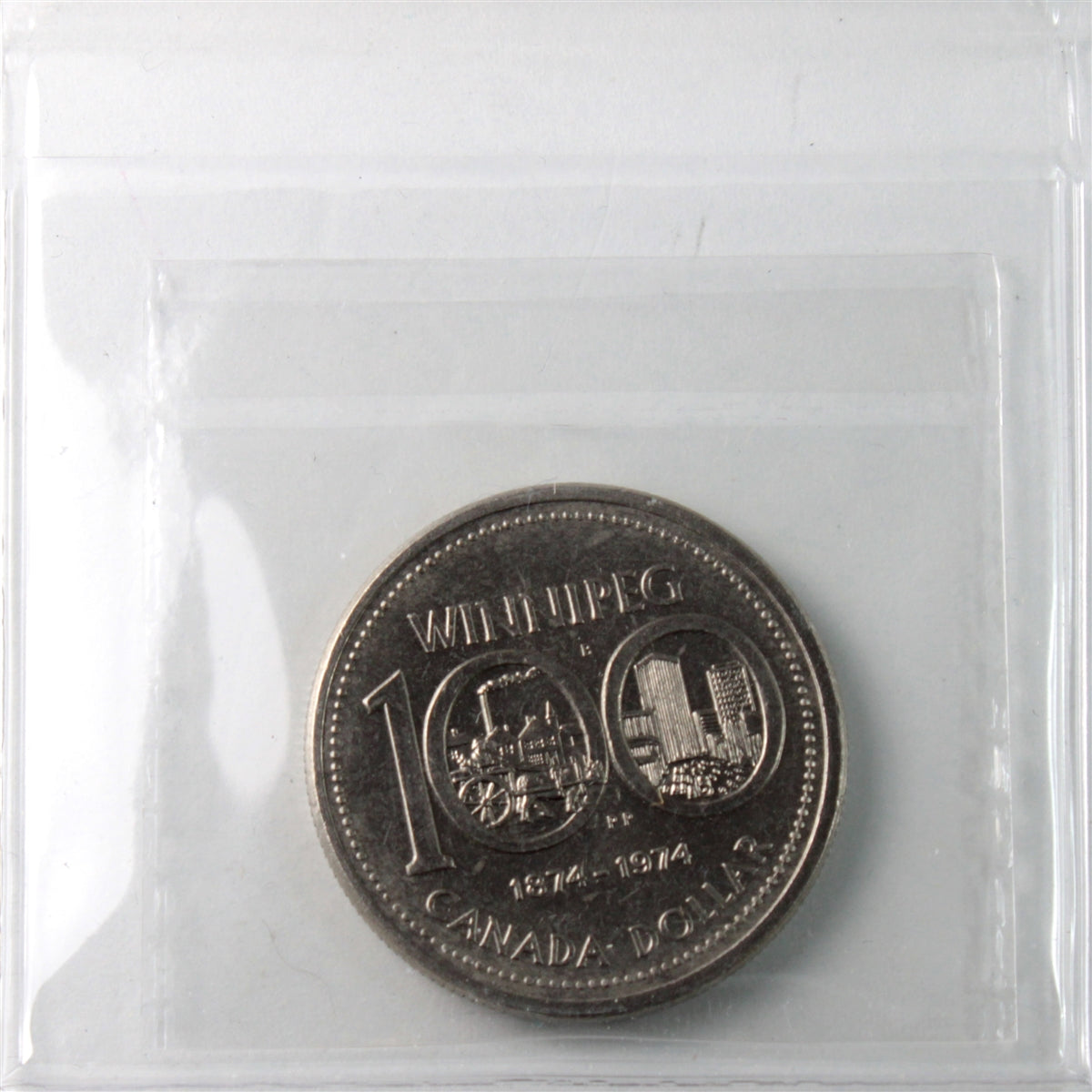 1974 Double Yoke #2 Canada Nickel Dollar ICCS Certified MS65