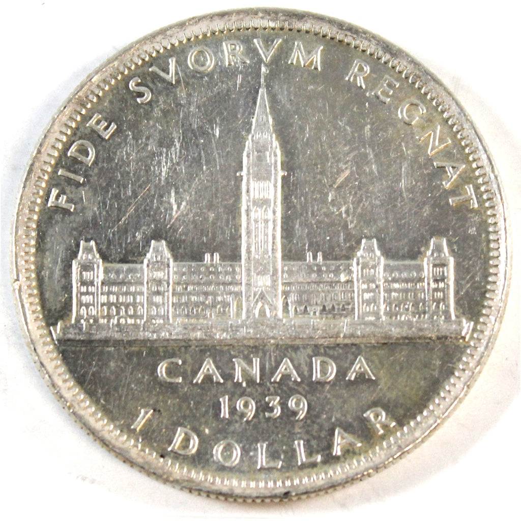 1939 Canada Dollar AU-UNC (AU55) Cameo