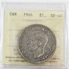 1946 Canada Dollar ICCS Certified EF40