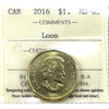2016 Canada Loon Dollar ICCS Certified MS65