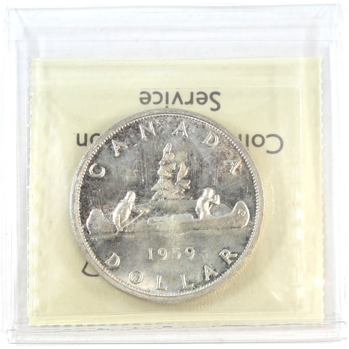 1959 Canada Dollar Choice Brilliant Uncirculated (MS64)
