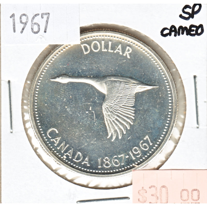 1967 Canada Dollar Specimen Cameo