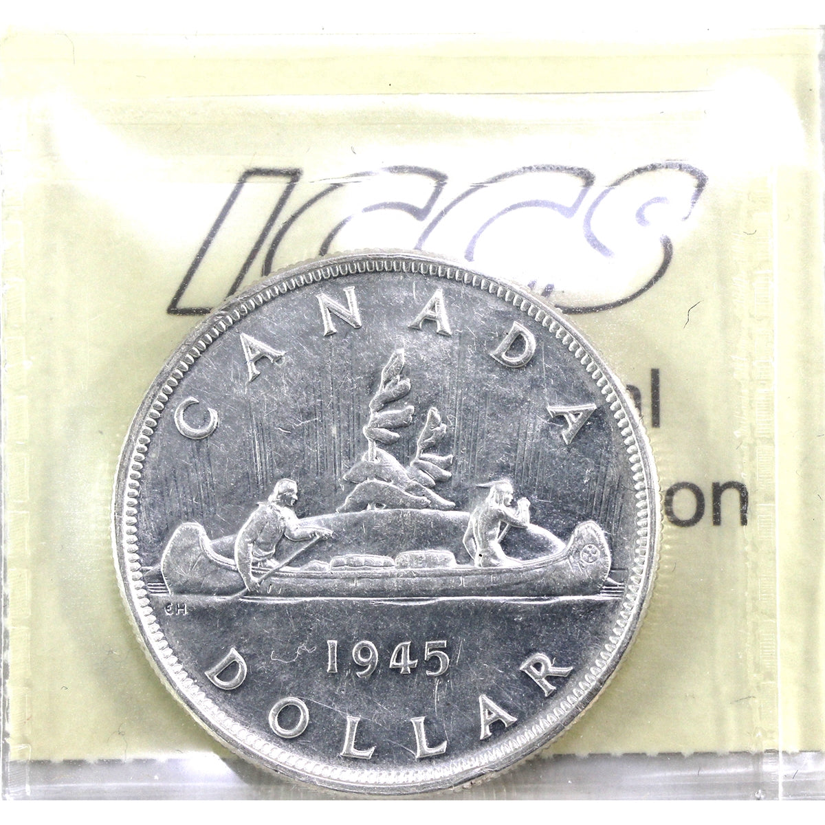 1945 Canada Dollar ICCS Certified EF40