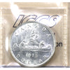 1938 Canada Dollar ICCS Certified AU50