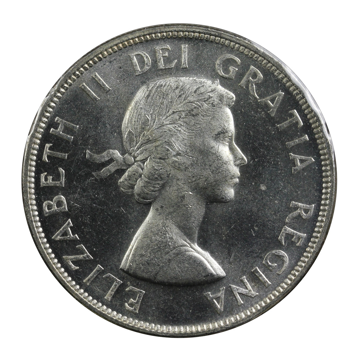 1955 Canada Dollar UNC+ (MS62) Cameo