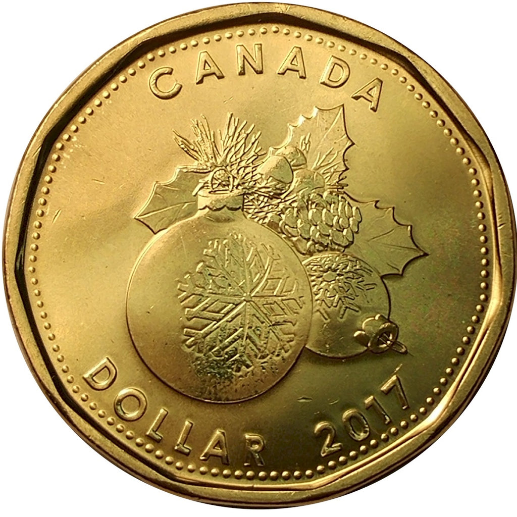 2017 Christmas Canada Dollar Brilliant Uncirculated (MS63)