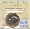 1999 Canada Loon Dollar ICCS Certified MS66 NBU