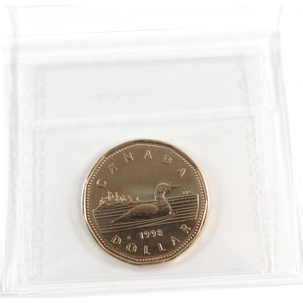 1998 Canada Loon Dollar ICCS Certified MS65 NBU