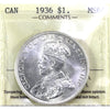 1936 Canada Dollar ICCS Certified MS64 (XXP 333)