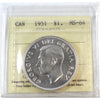 1951 Canada Dollar ICCS Certified MS64