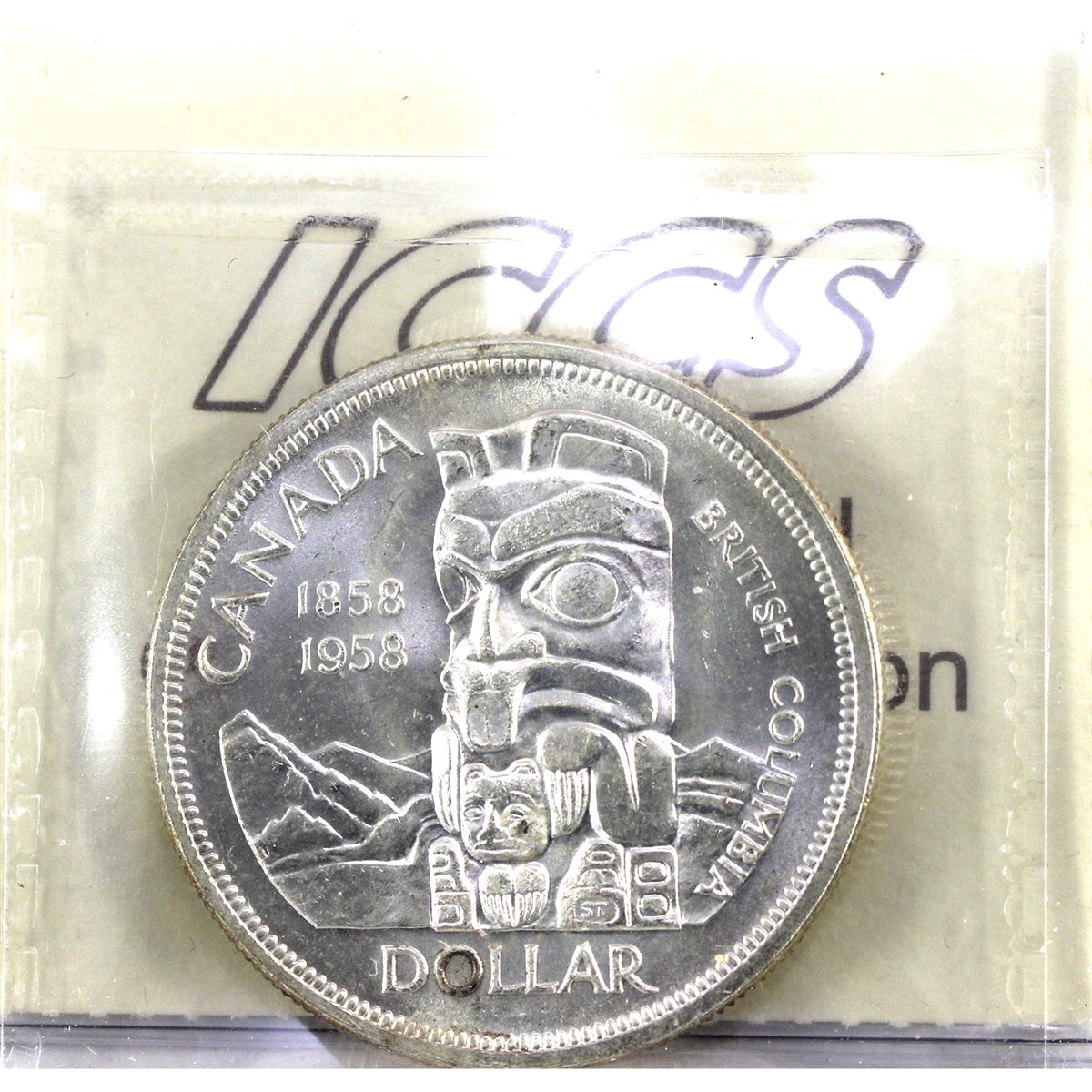 1958 Canada Dollar ICCS Certified MS63