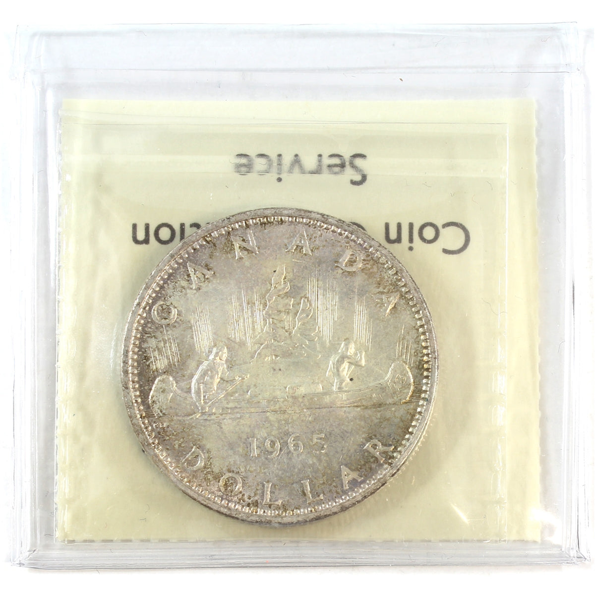 1965 Large Beads Blunt 5 (Type 3) Canada Dollar ICCS Certified MS65 (XDJ 380)