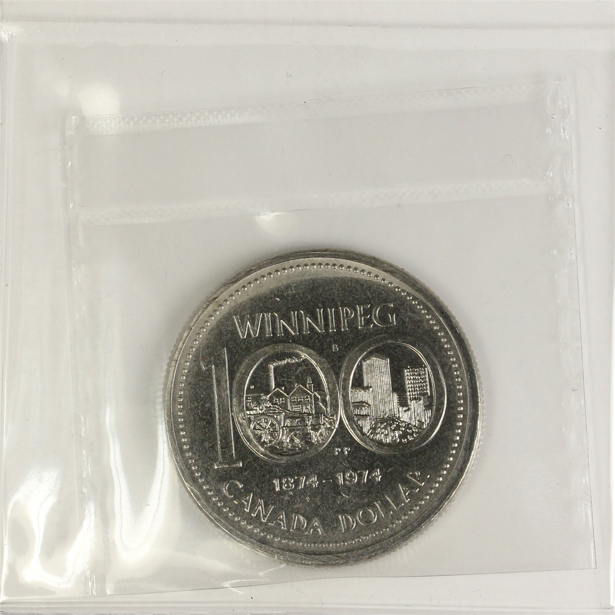 1974 Canada Nickel Dollar ICCS Certified MS64 CH# 1974 Rev-015 (VCR15)