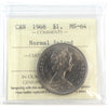 1968 Normal Island Canada Dollar ICCS Certified MS64
