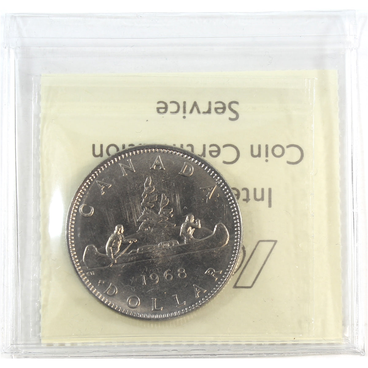 1968 Normal Island Canada Dollar ICCS Certified MS64
