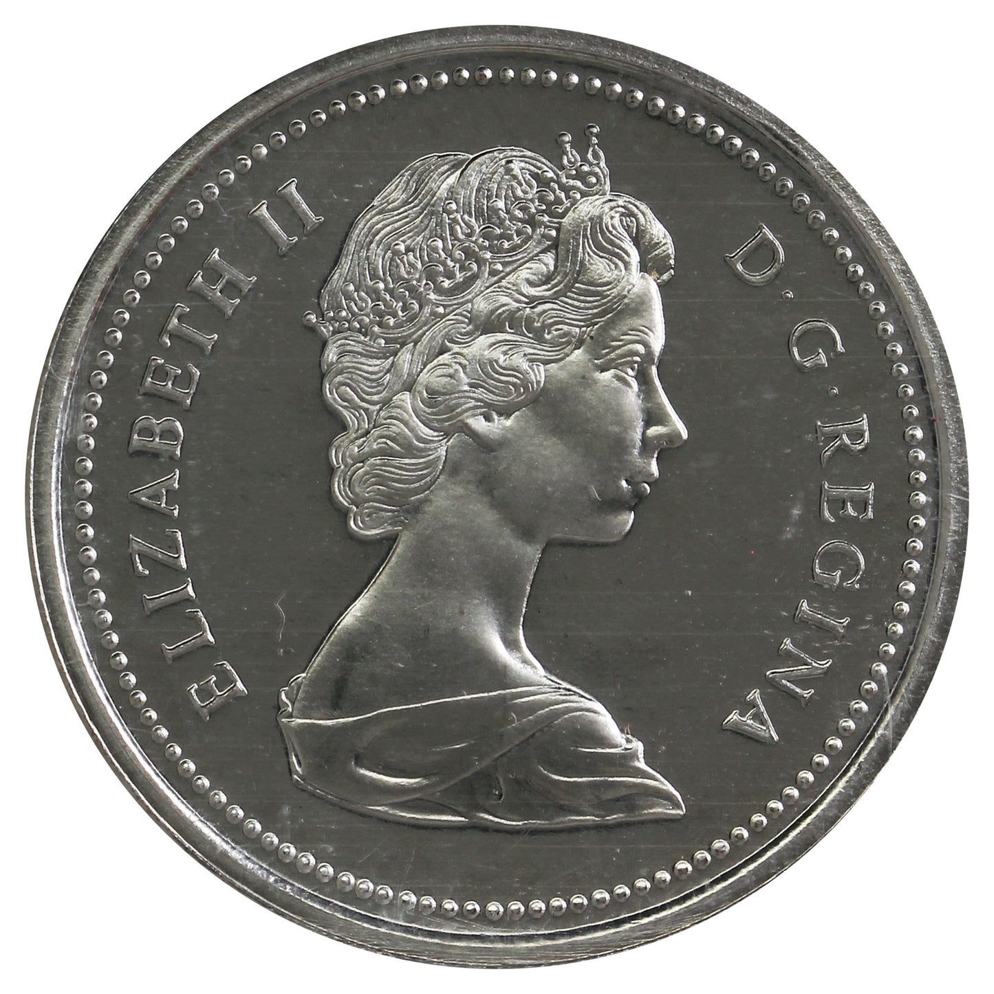 1974 Canada Nickel Dollar ICCS Certified PL65 Heavy Cameo