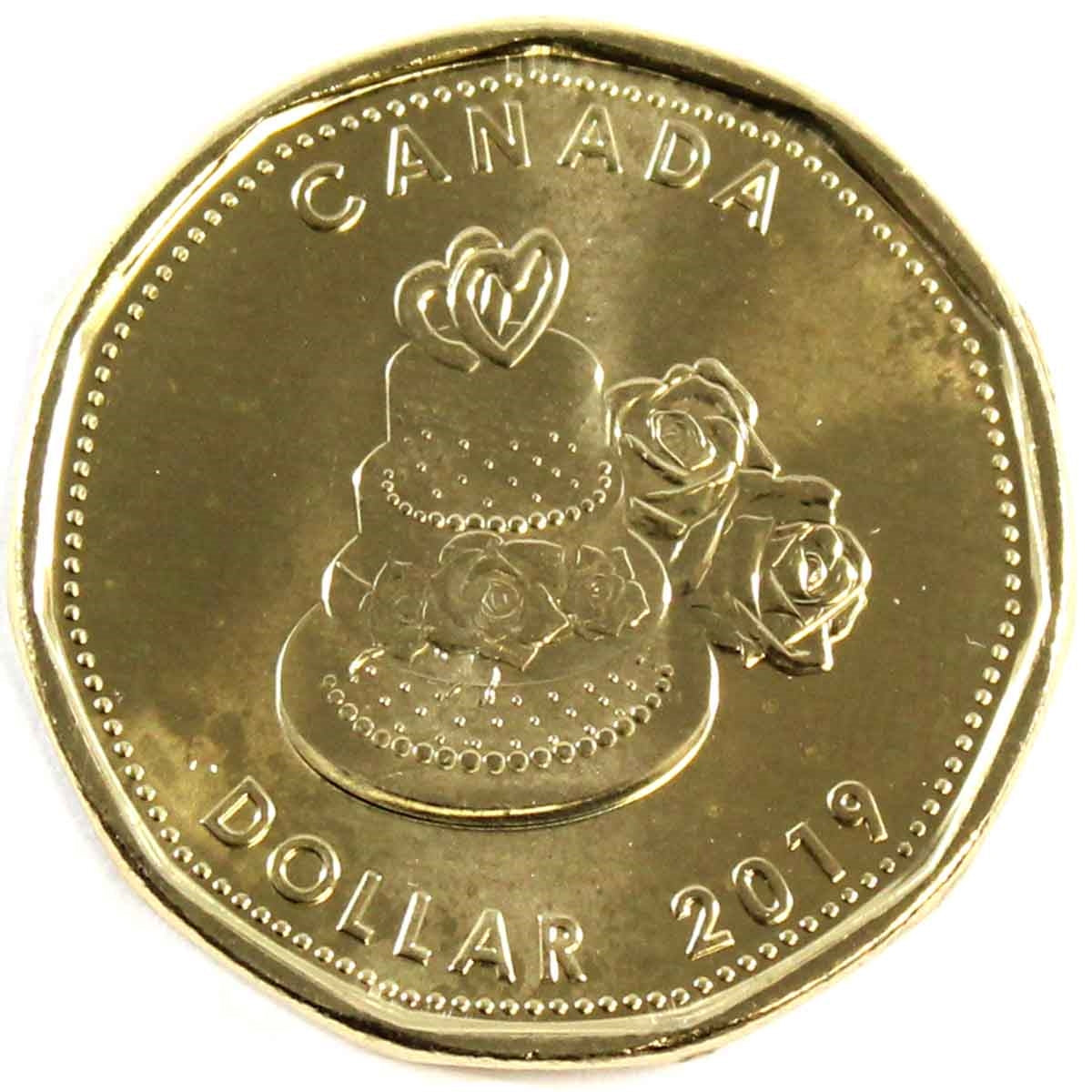 2019 Wedding Canada Dollar Brilliant Uncirculated (MS63)
