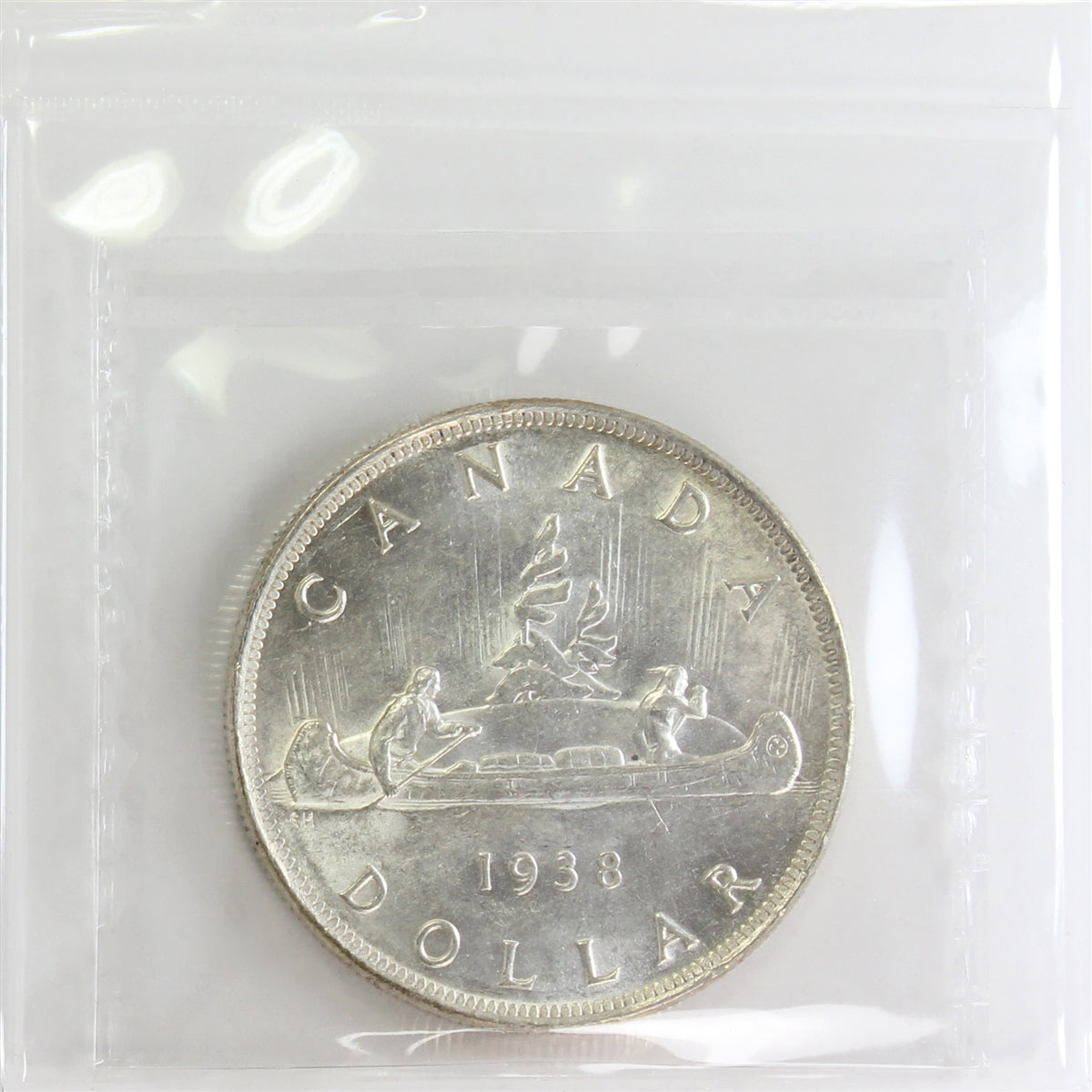 1938 Canada Dollar ICCS Certified MS60